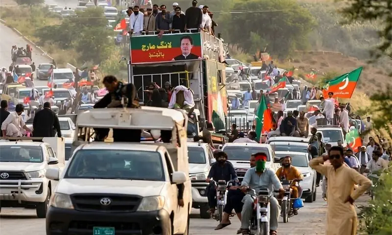 پی ٹی آئی لانگ مارچ جاری، بند کمروں کے فیصلے قبول نہیں، سہیل آفریدی