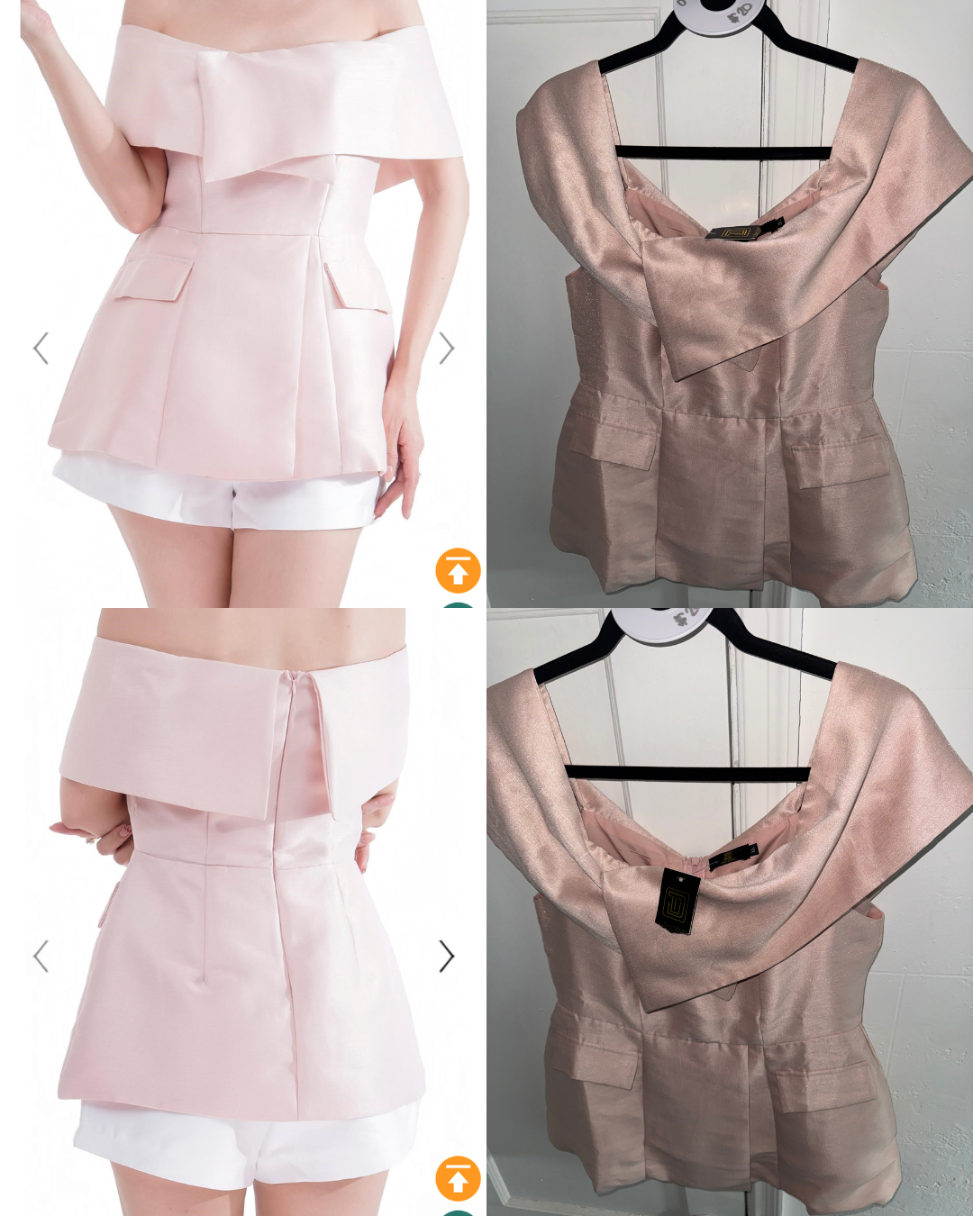 THĂM ĐĂNG - Off the Shoulder Blouse - Size: XL