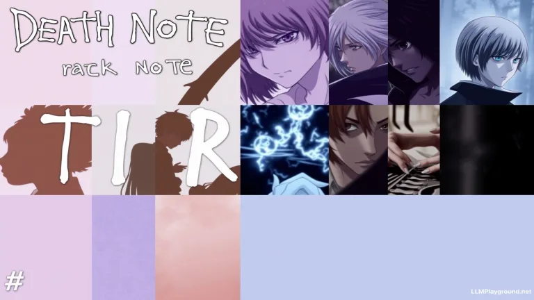 Death Note Character Tier List: From Genius to Forgettable