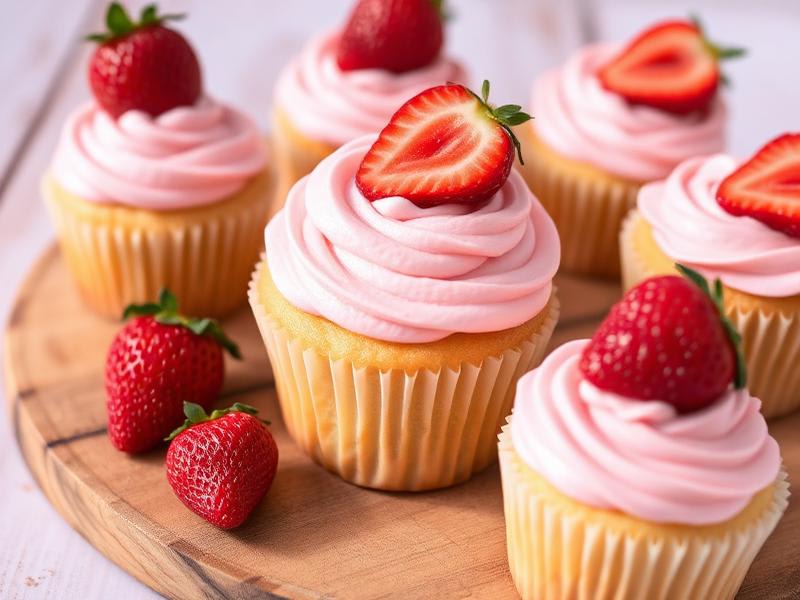 Cupcakes de Fresa Clásicos - Image 1