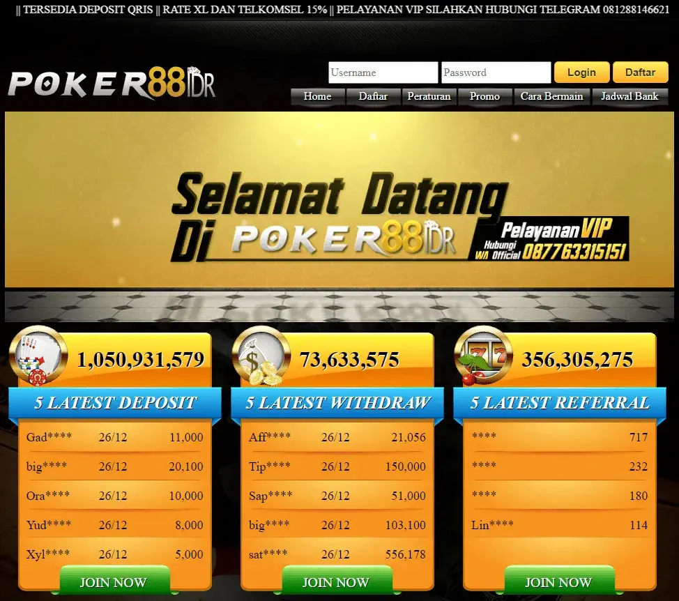 Poker88idr, situs judi online, dominoqq