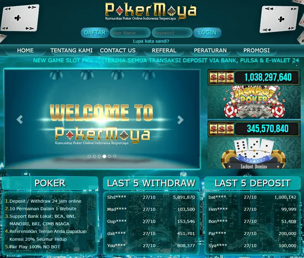 pokermaya, situs judi online, dominoqq