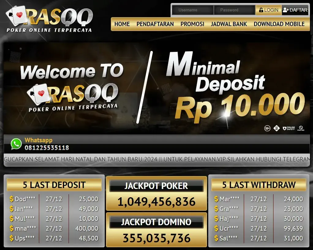 RasQQ, situs judi online, dominoqq