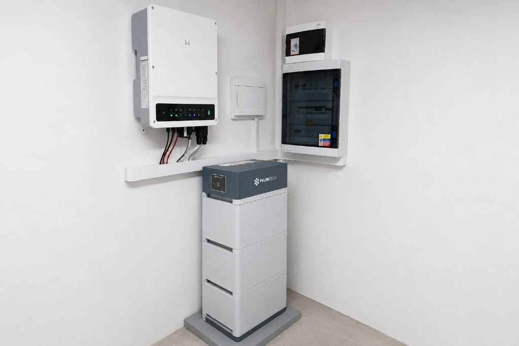 Bateriové úložiště pro fotovoltaiku v rodinném domě