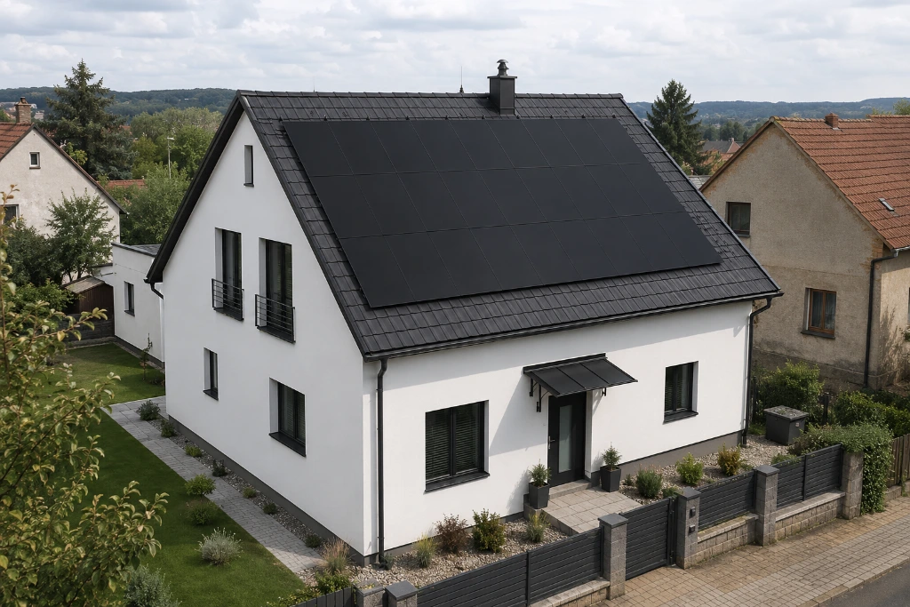 Technologie fotovoltaické elektrárny v rodinném domě
