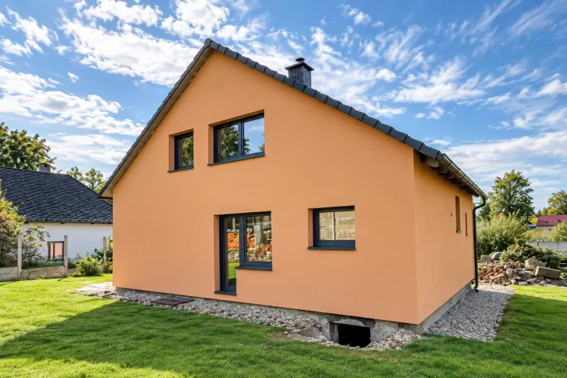 Zateplení domu s ohřevem vody – Fasáda – Šimanov