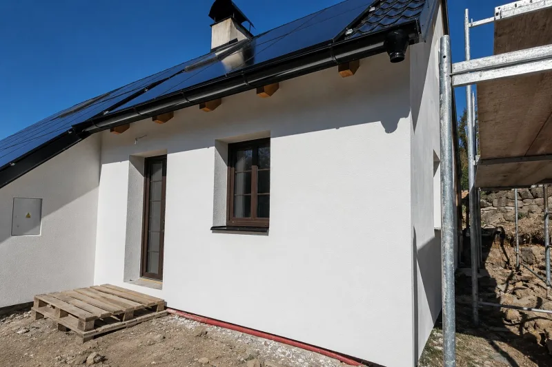 Zateplení fasády rodinného domu v Tisá