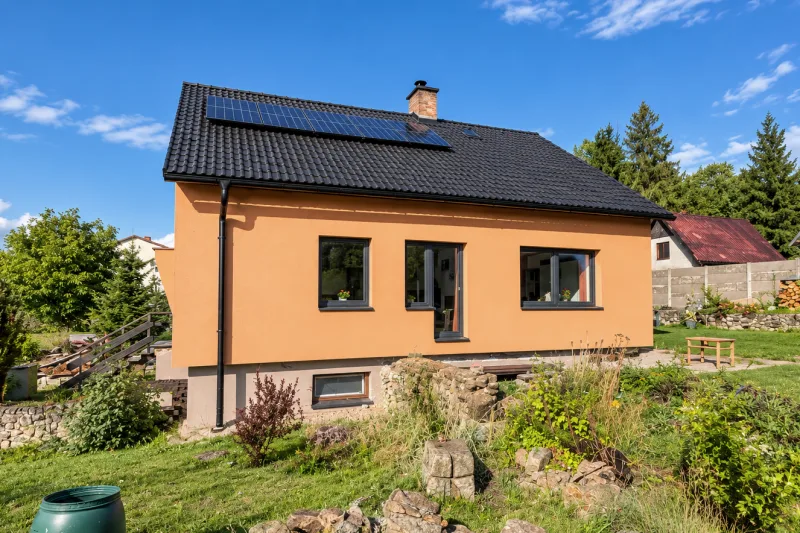 Zateplení domu s ohřevem vody – Fasáda – Šimanov