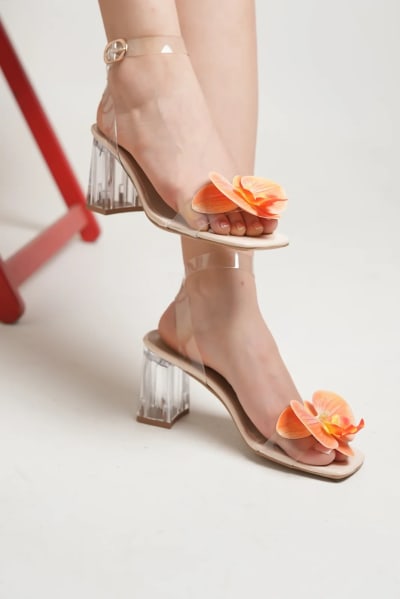 Rifel Sandale Orchidée Plexi — Chaussure femme de luxe