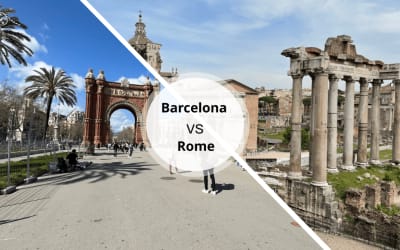 Should You Travel to Rome or Barcelona? 9 Pros & Cons Thumbnail