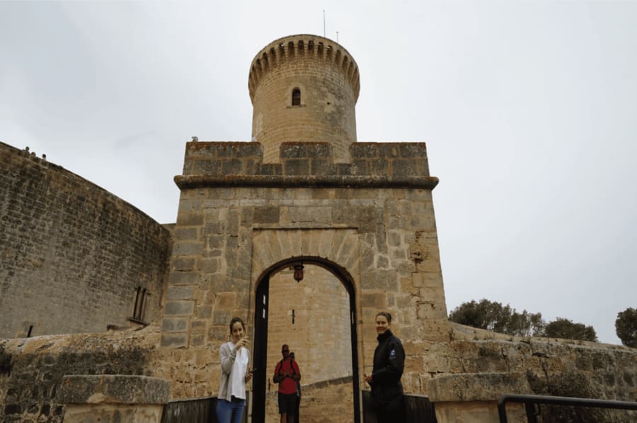 bellver castle mallorca shape