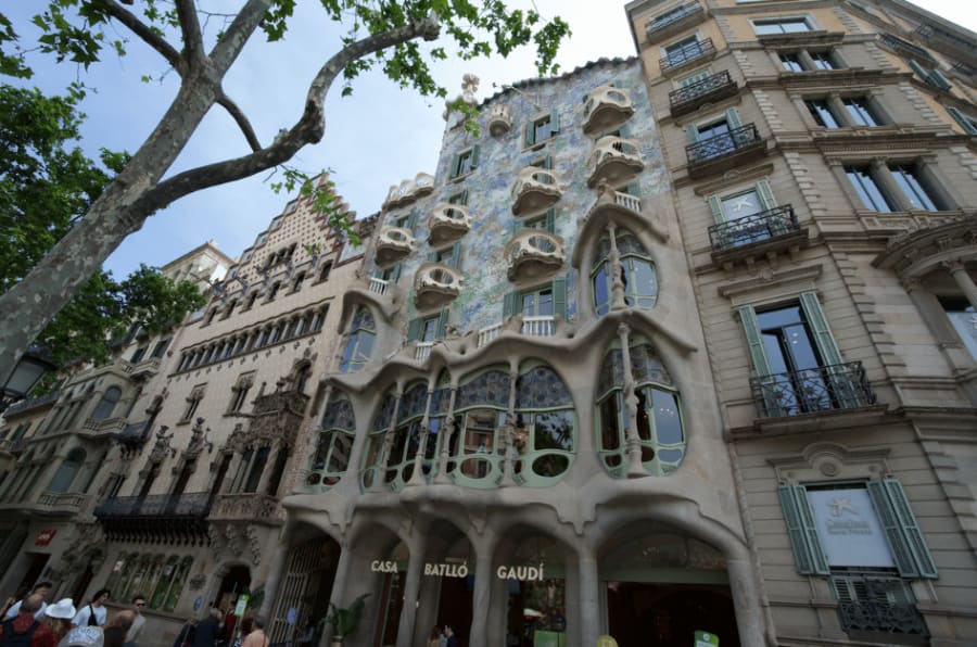 casa battlo landmark in barcelona
