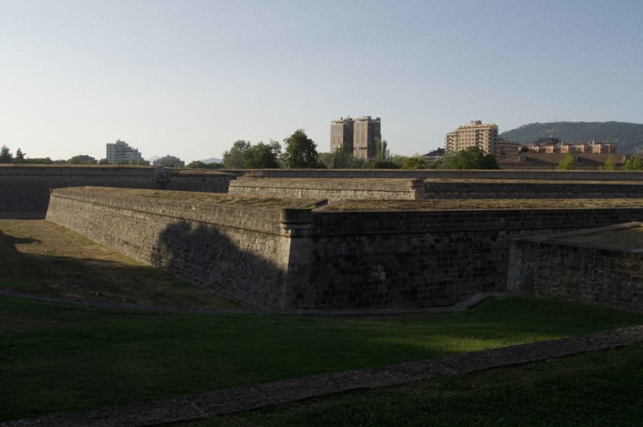 ciudadela park pamplona in spain