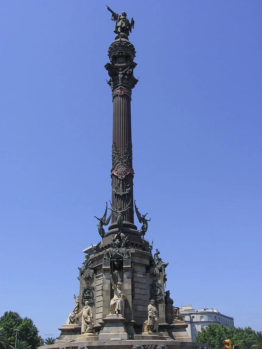 Christopher Columbus in Barcelona