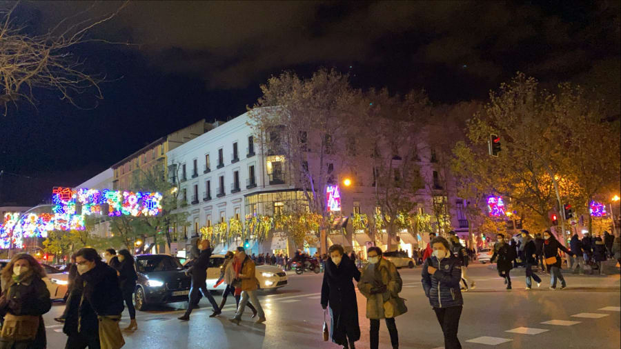 Madrid Lights in Christmas