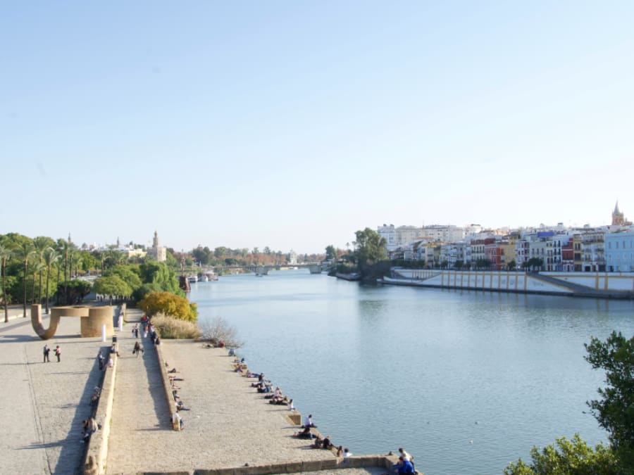 Guadalquivir seville in spain