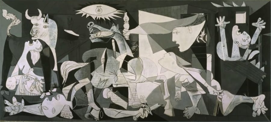 Mural of the Guernica painting
