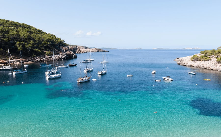 ibiza balearic islands spain