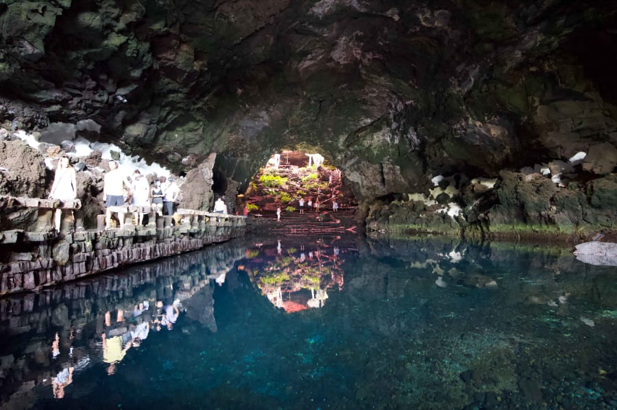 jameos del agua lanzarote cave spain