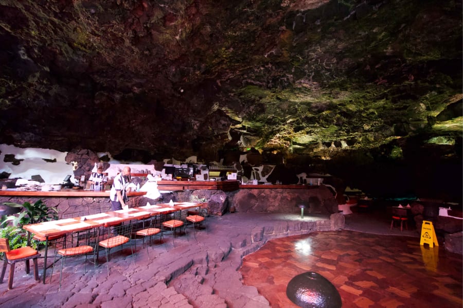 jameos del agua restaurante lanzarote spain