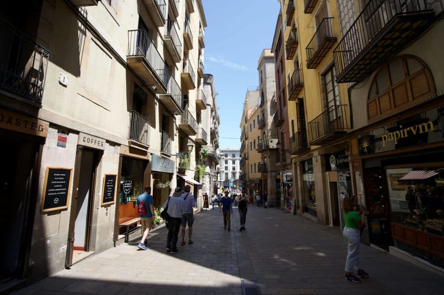 barcelona neighborhood street