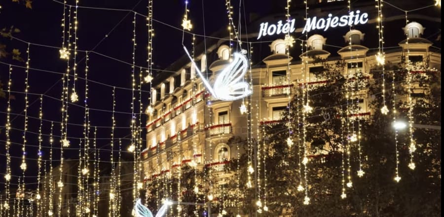 Barcelona Christmas lights