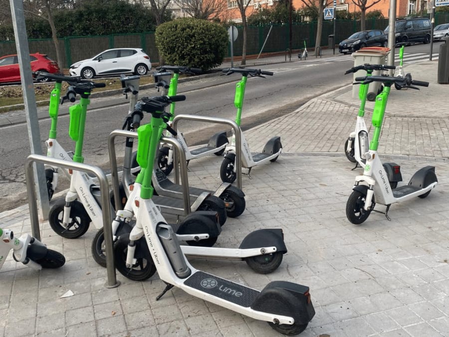 Madrid scooters