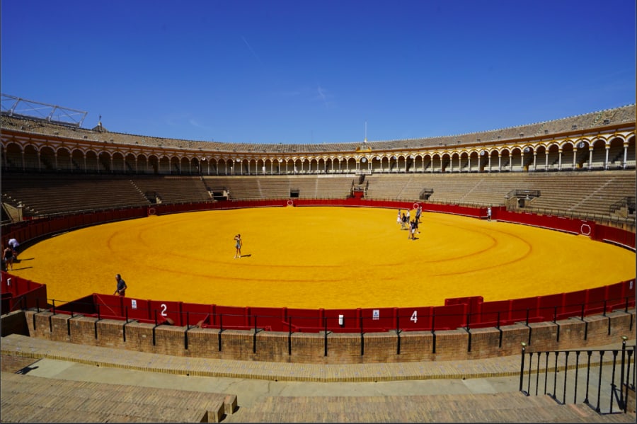 Picture of the Maestranza Bull ring in Seville