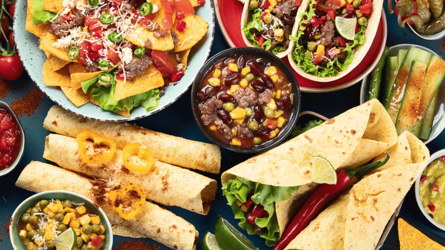 Mexican food is spicier