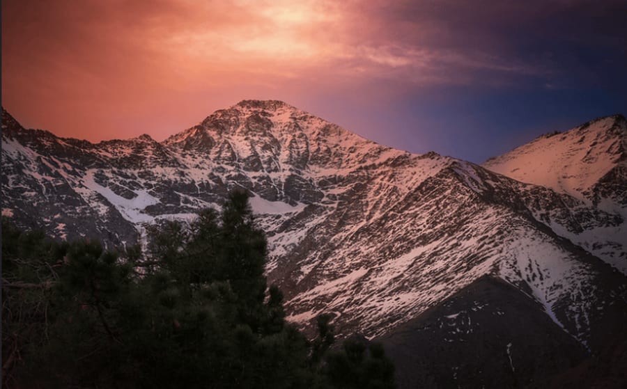 Mulhacen mountain second highest peak