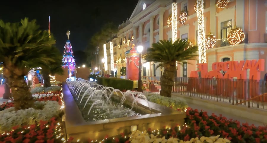 Murcia Christmas lights