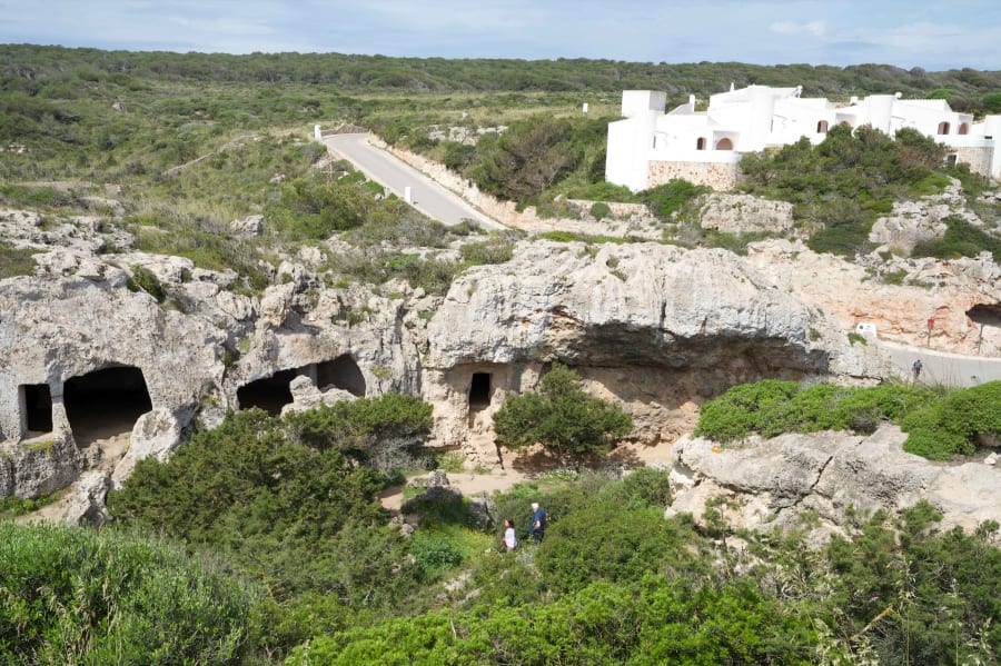 nocropolis de son morell nou menorca spain