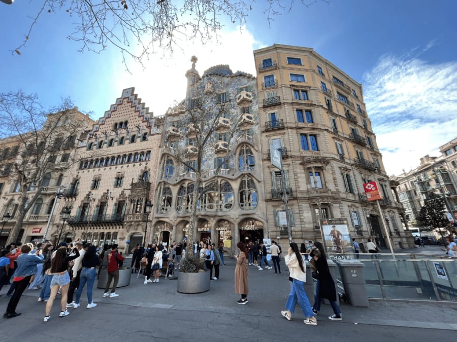 Passeig de Gracia in Barcelona