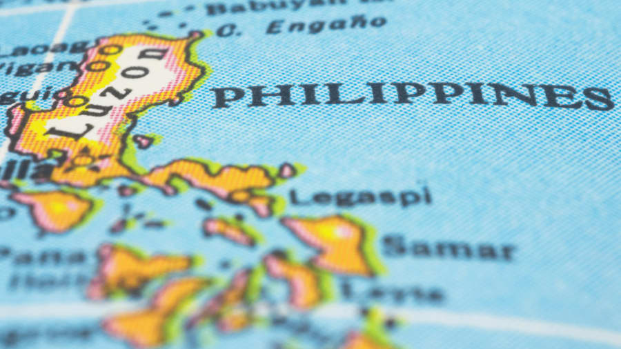 Map of the Phillipines