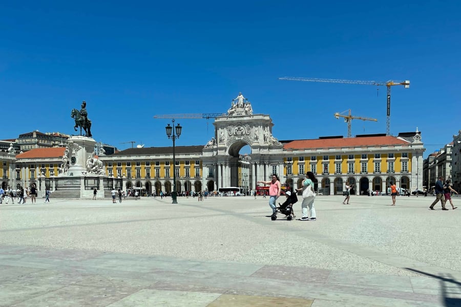 Praca do comercio in lisbon