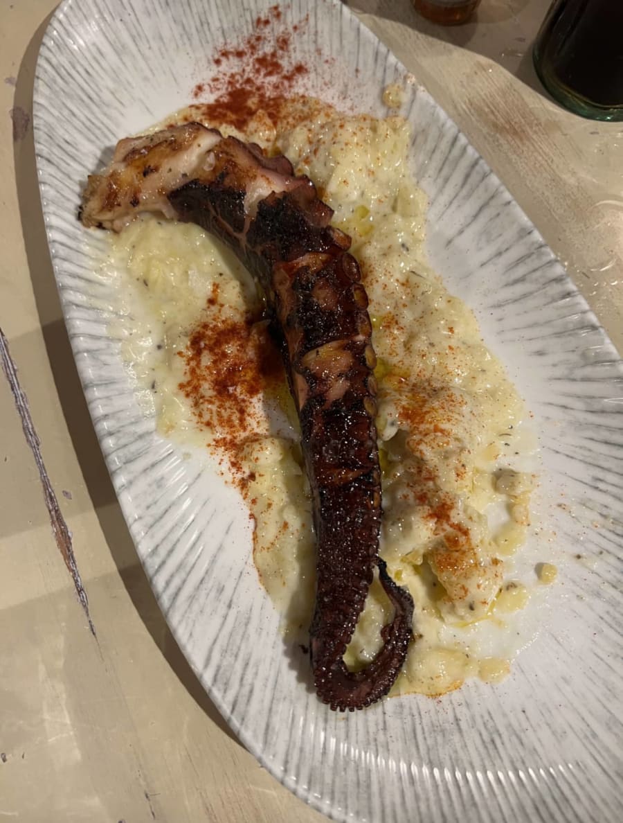 Braised octopus