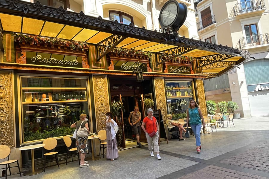 restaurante cafe 1835 zaragoza spain