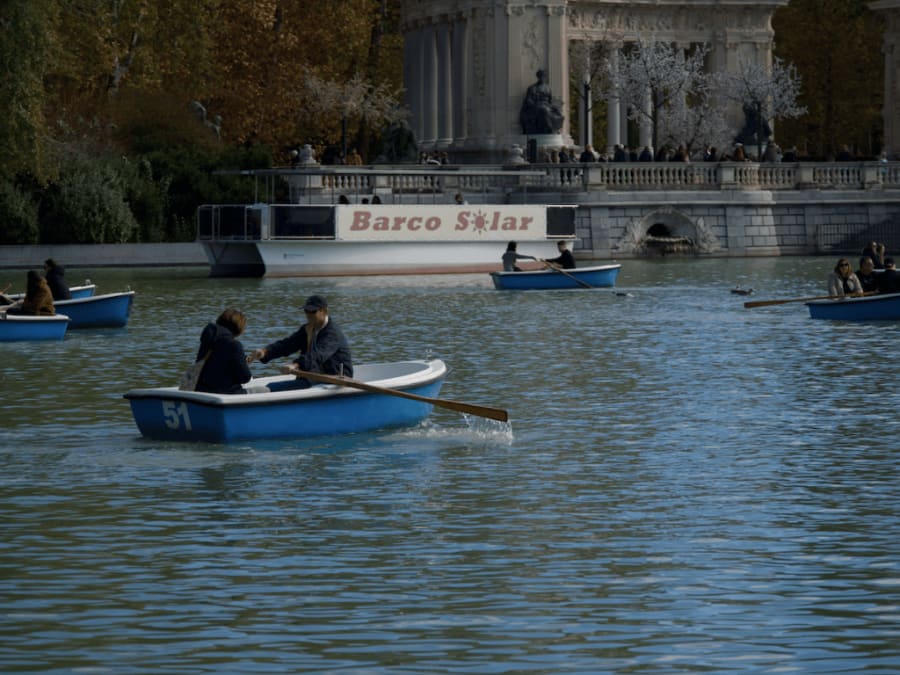 Retiro park in Madrid