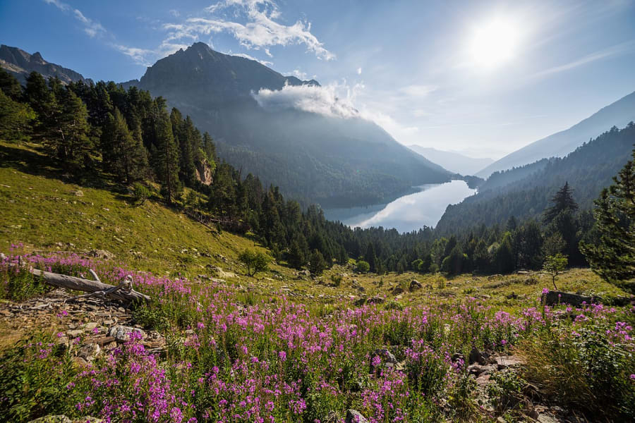Sant Maurici Lakes in catalonia