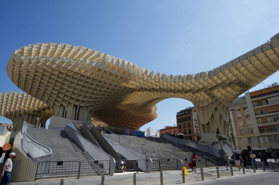 setas de sevilla landmark in seville
