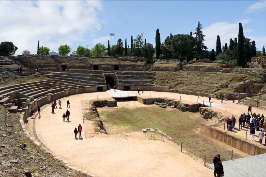 teatro romano de merida spain