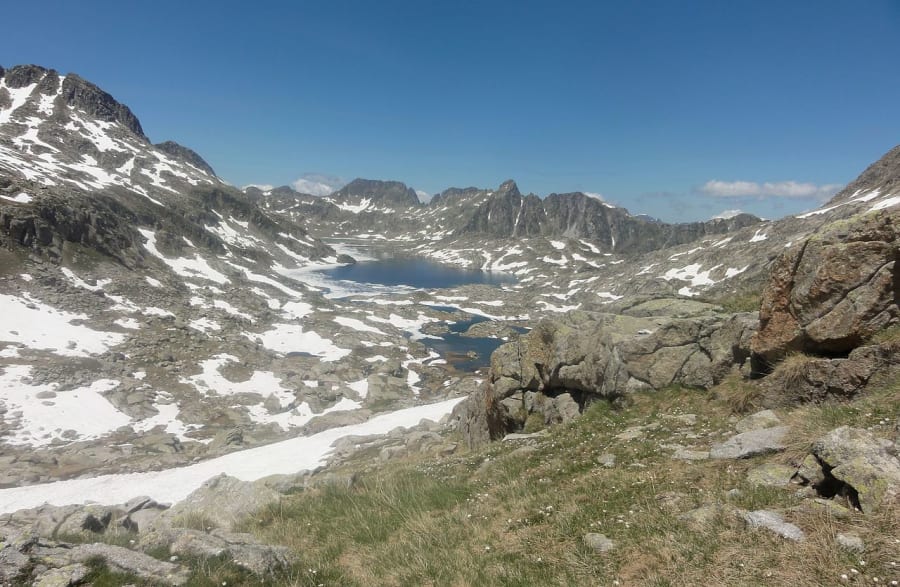 Rius and torto lake in valle aran