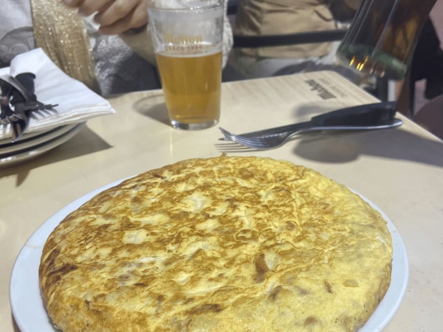 Tortilla de patatas casa dani