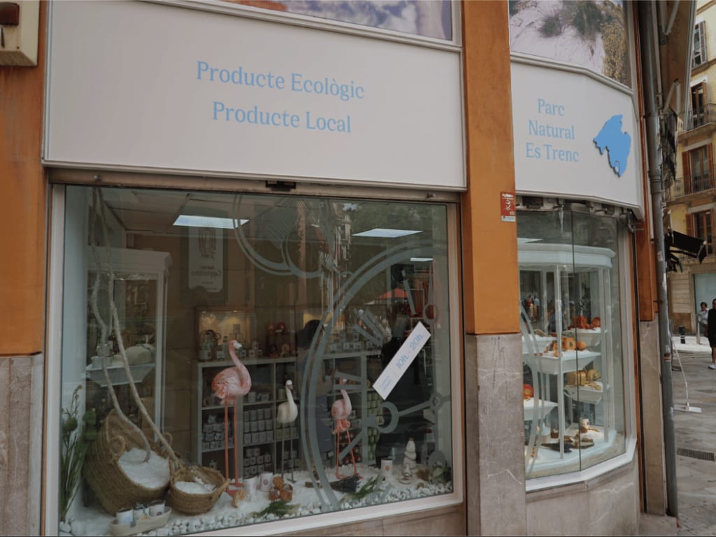 Small shopping store in Palma de Mallorca.