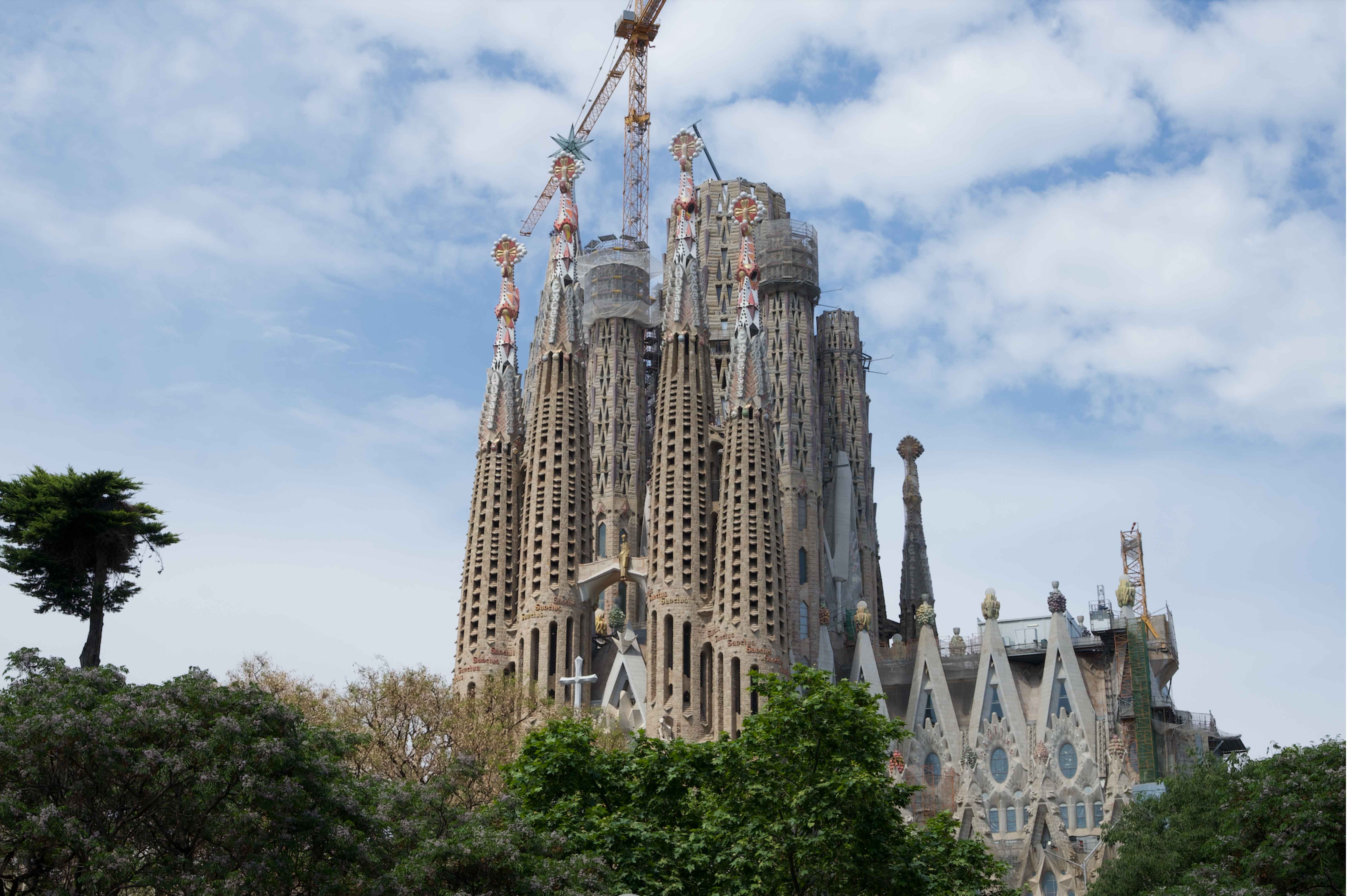 Sagrada familia in barcelona