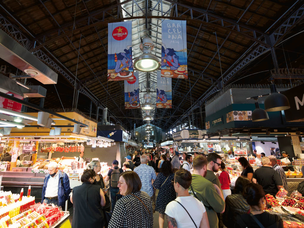 la boqueria market in barcelona