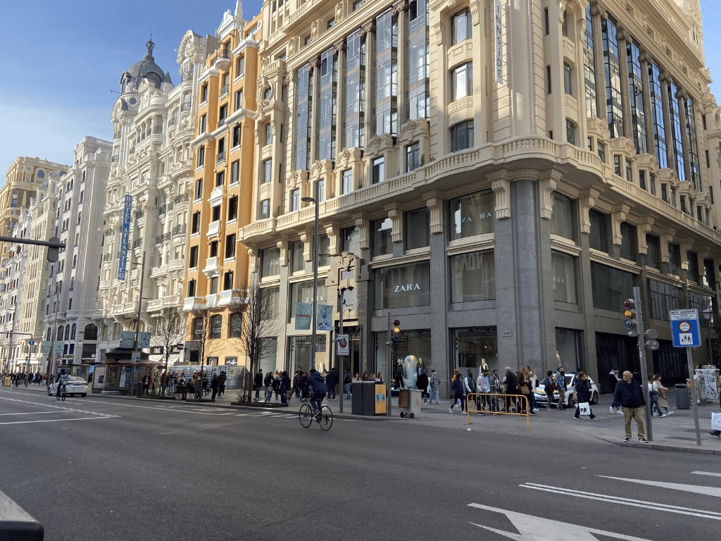 gran via madrid spain