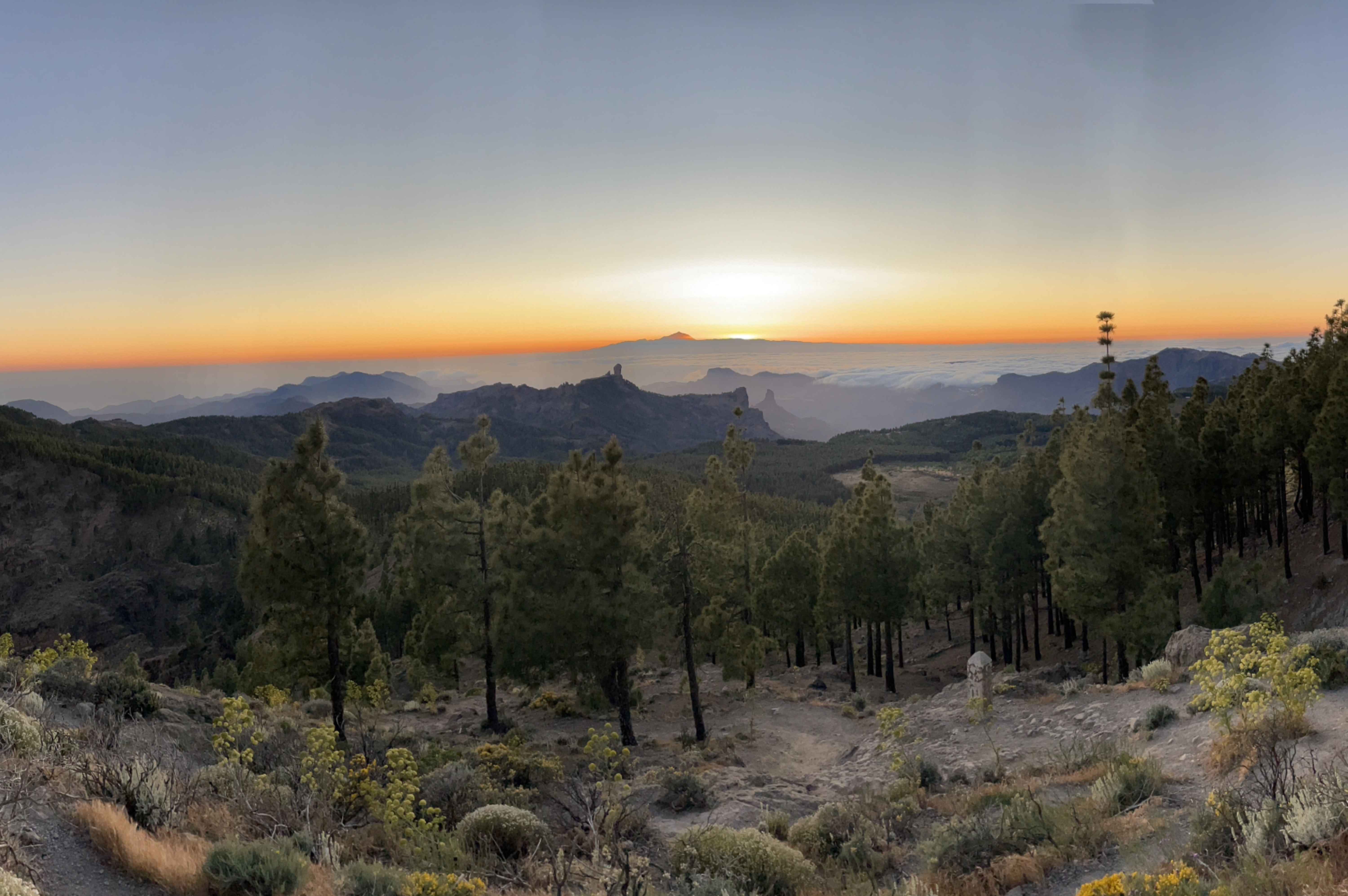 mirador pico de los pozos gran canaria spain