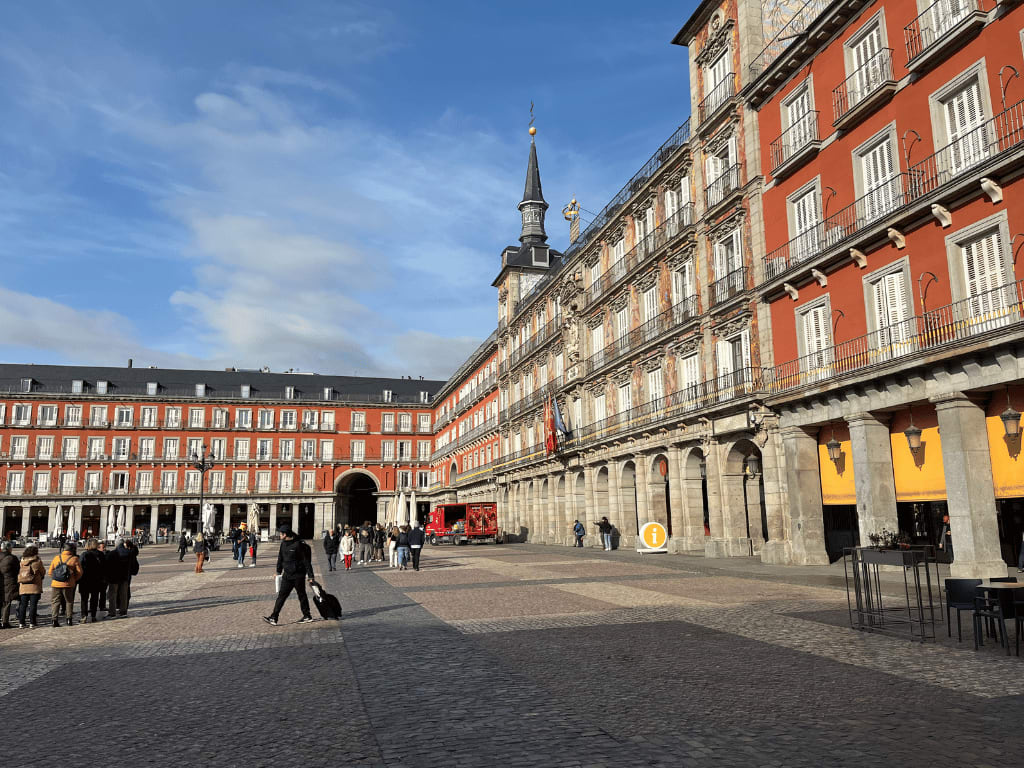 plaza mayor madrid spain