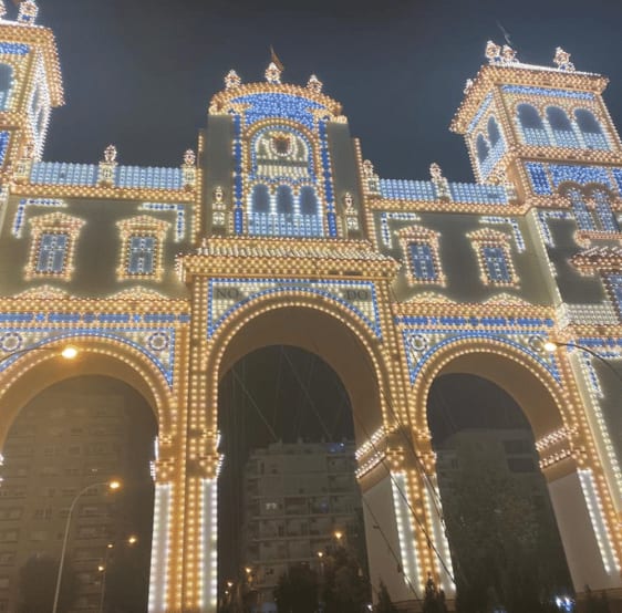 Picture of the portada at Seville Fair